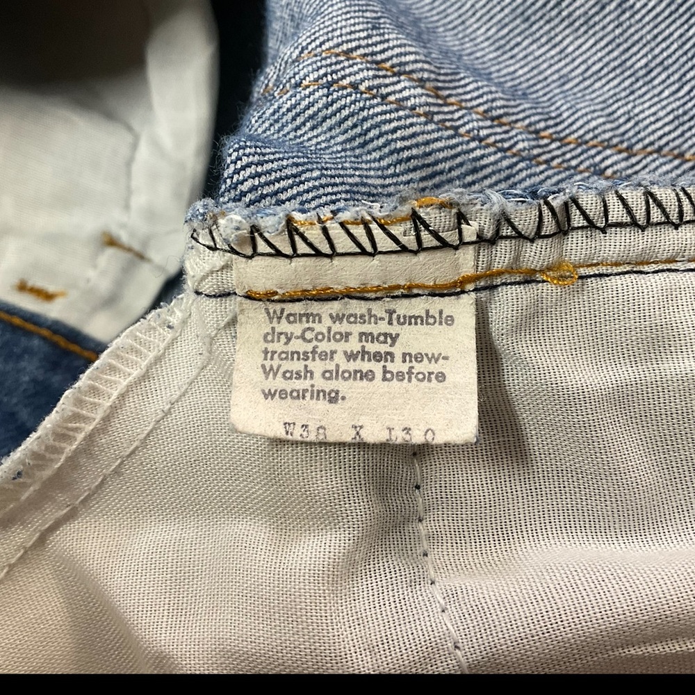Vtg Levi’s 517 Bootcut Orange Tab Jeans Men’s 38x30 - 70s 80s - Picture 8 of 10